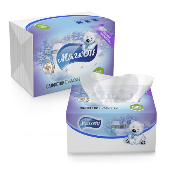 Пермь — Салфетки «Мягкоff» белые оптом.