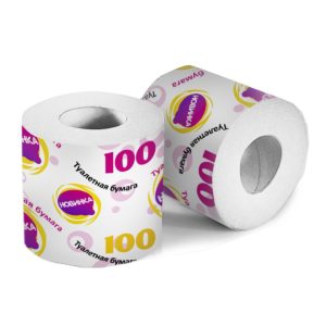 Пермь — Туалетная бумага  «Новинка 100» со втулкой оптом.